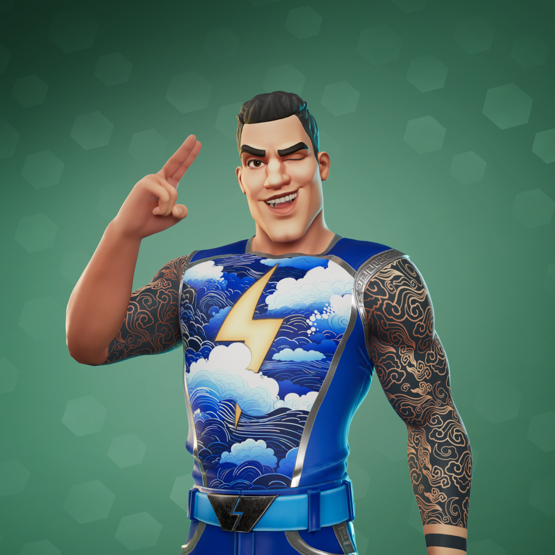 Male "Celestial Mist" Skin